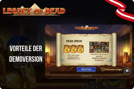 Legacy of Dead Demoversion – Free-Spins-Erklärung mit erweiterenden Symbolen